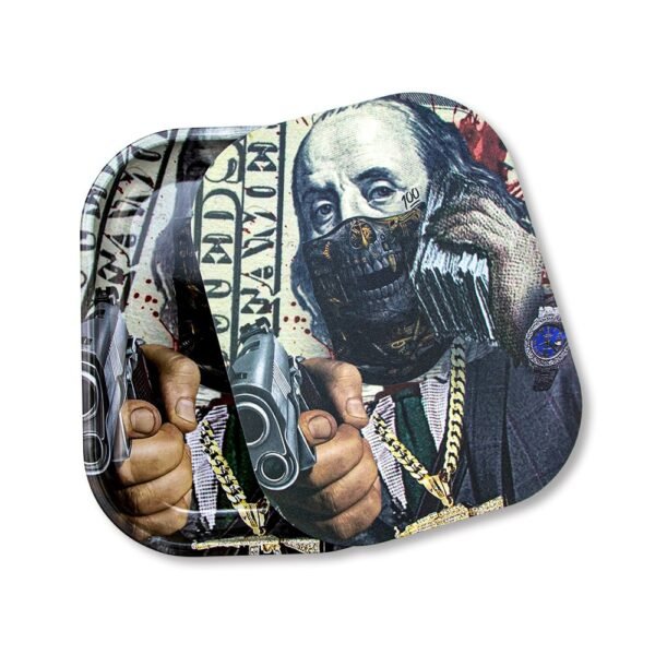 Yrsm metal-Tin Tray With Magnetic Lid